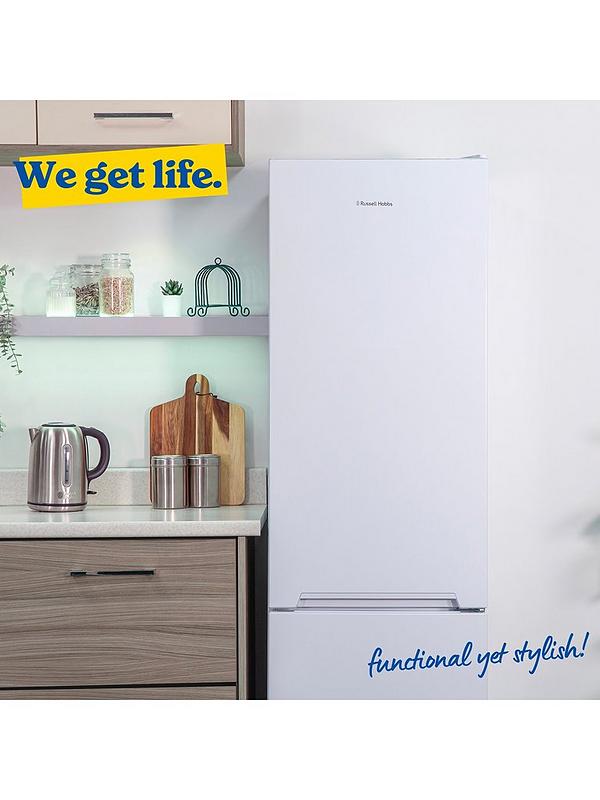 Russell Hobbs RH180FFFF551E1W 180X54cm Frost Free Fridge Freezer - White - Image 7